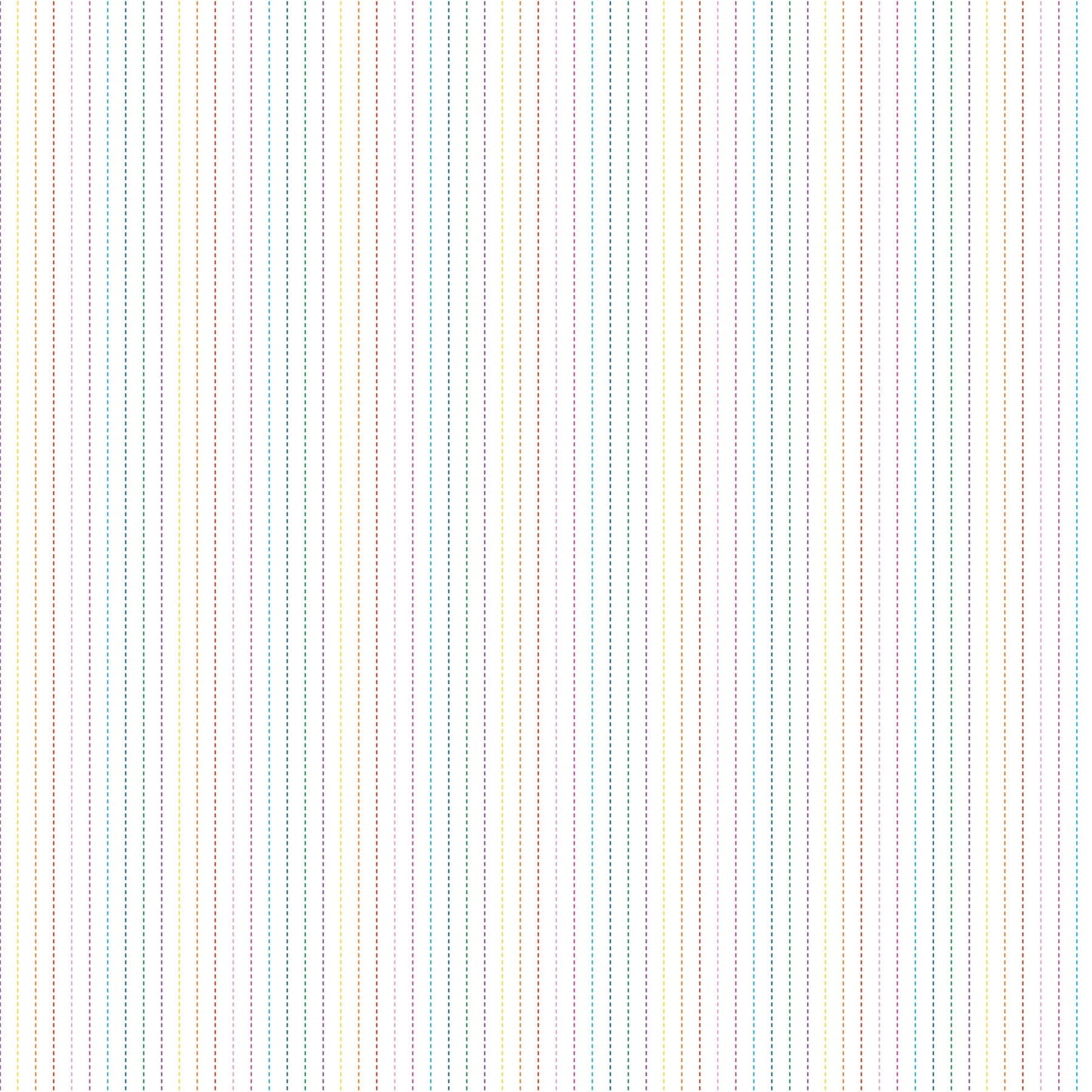 Dovetail - Stripes in White Multi - 92029-10 - Half Yard