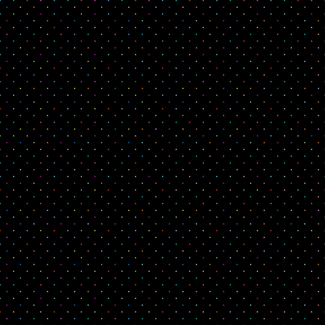 Dusk - Ditsy Dots in Black Multi - Ghazal Razavi - 92041-99
