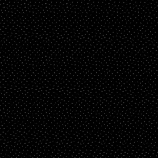 Arrows in Black Gray quilting fabric, part of the Dusk fabric collection by Ghazal Razavi (SKU: 92049-99)