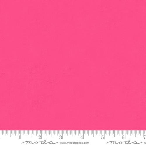 Cotton quilting fabric pattern called 'Hibiscus'. Part of the 'Bella Solids' fabric collection. Designed by Moda for fabric company Moda. SKU: 9900 442. 44-45 inch width.