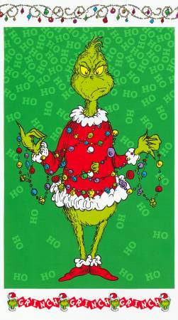 Large Grinch Holiday Panel