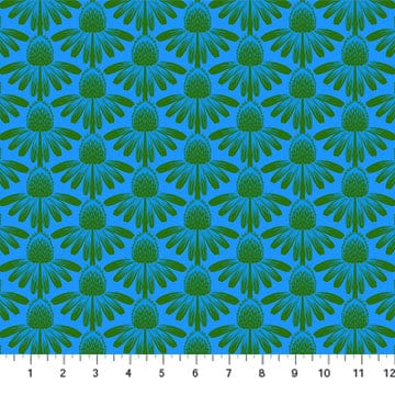 Cotton quilting fabric pattern called 'Anna Maria Textiles'. Part of the 'Indelible' fabric collection. Designed by Anna Maria Parry for fabric company Anna Maria Textiles. SKU: AMT1001-62C. 44-45 inch width.