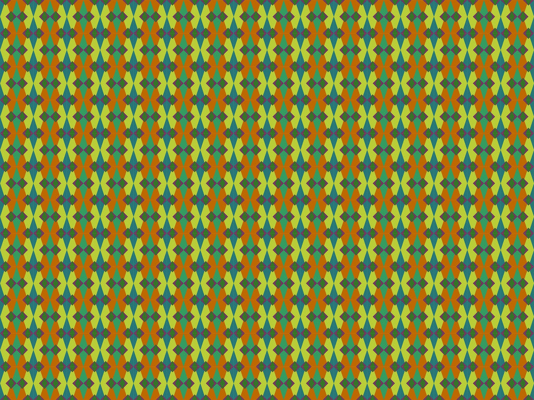 A closeup shot of the quilting fabric pattern called Fractal, designed by Anna Maria Horner, in the leaf colorway. The SKU is AMT128-72V.