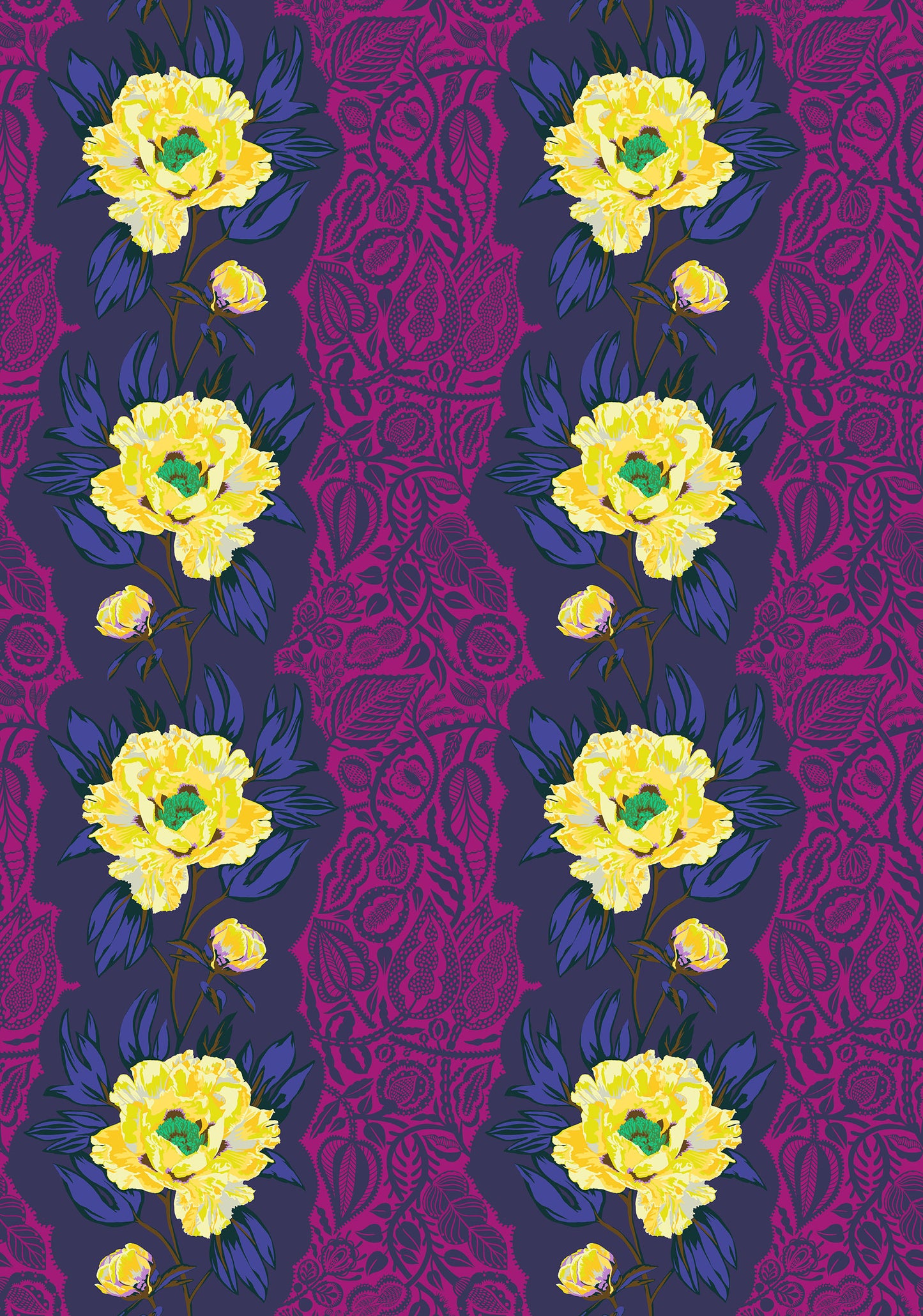Triumph in Bob quilting fabric, part of the Overdressed fabric collection by Anna Maria Textiles (SKU: AMT153-86C)
