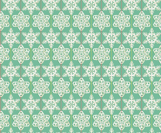 Paperflakes in Country quilting fabric, part of the Cozy Christmas fabric collection by Anna Maria Parry (SKU: AMT162-67V)
