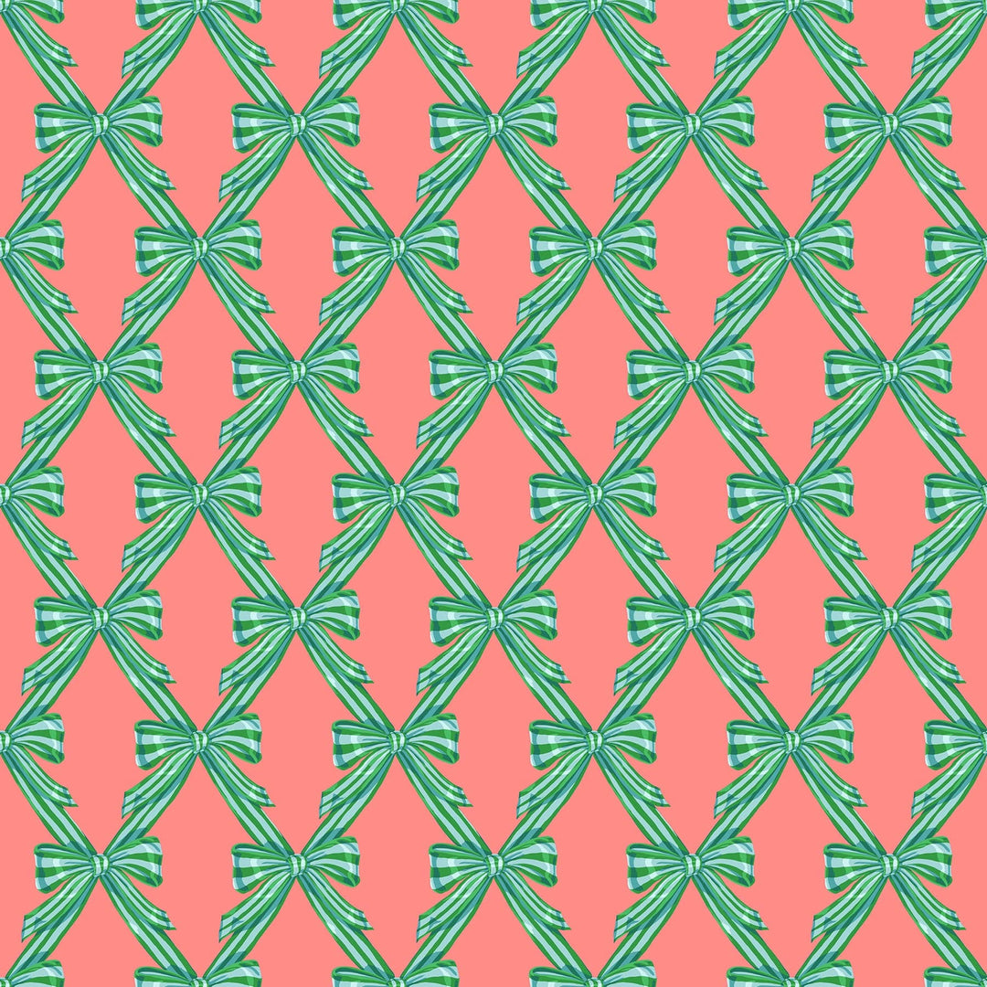 Wrapped in Beachy quilting fabric, part of the Cozy Christmas fabric collection by Anna Maria Parry (SKU: AMT164-56V)
