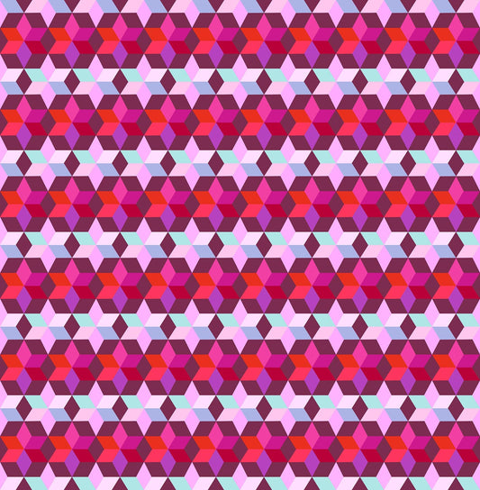 Starlight in Mulled Wine quilting fabric, part of the Cozy Christmas fabric collection by Anna Maria Parry (SKU: AMT165-39L)