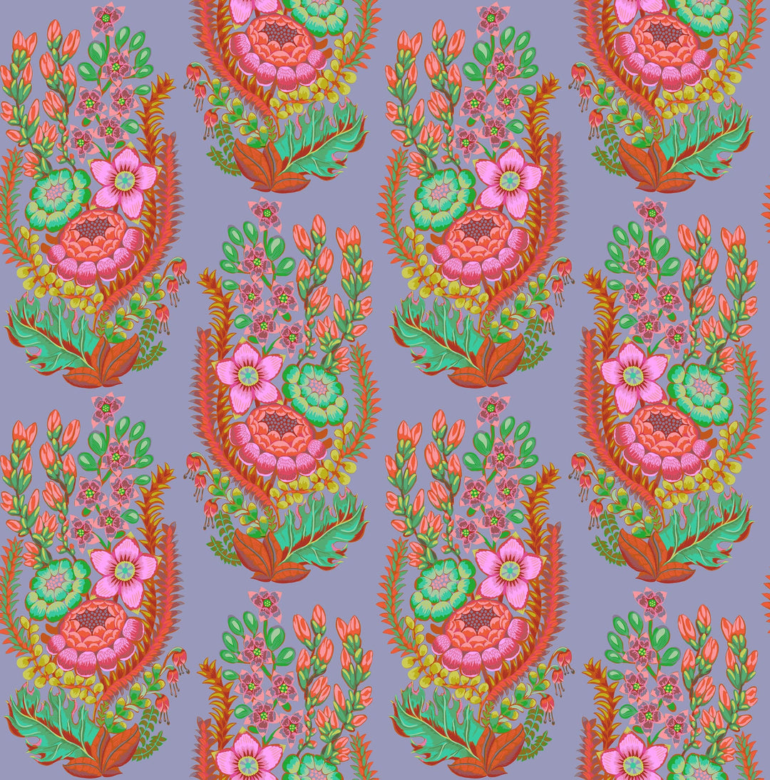 Outstretched in Periwinkle quilting fabric, part of the Rhapsody fabric collection by Anna Maria Parry (SKU: AMT170-45V)
