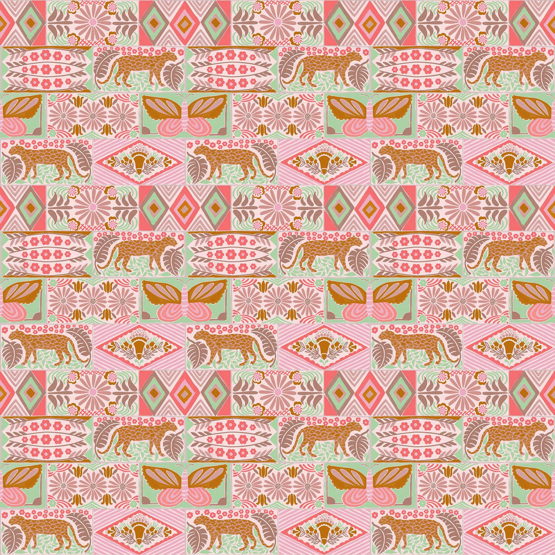 Bricklayer in Sand quilting fabric, part of the Rhapsody fabric collection by Anna Maria Parry (SKU: AMT174-20V)