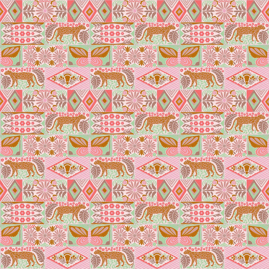 Bricklayer in Sand quilting fabric, part of the Rhapsody fabric collection by Anna Maria Parry (SKU: AMT174-20V)