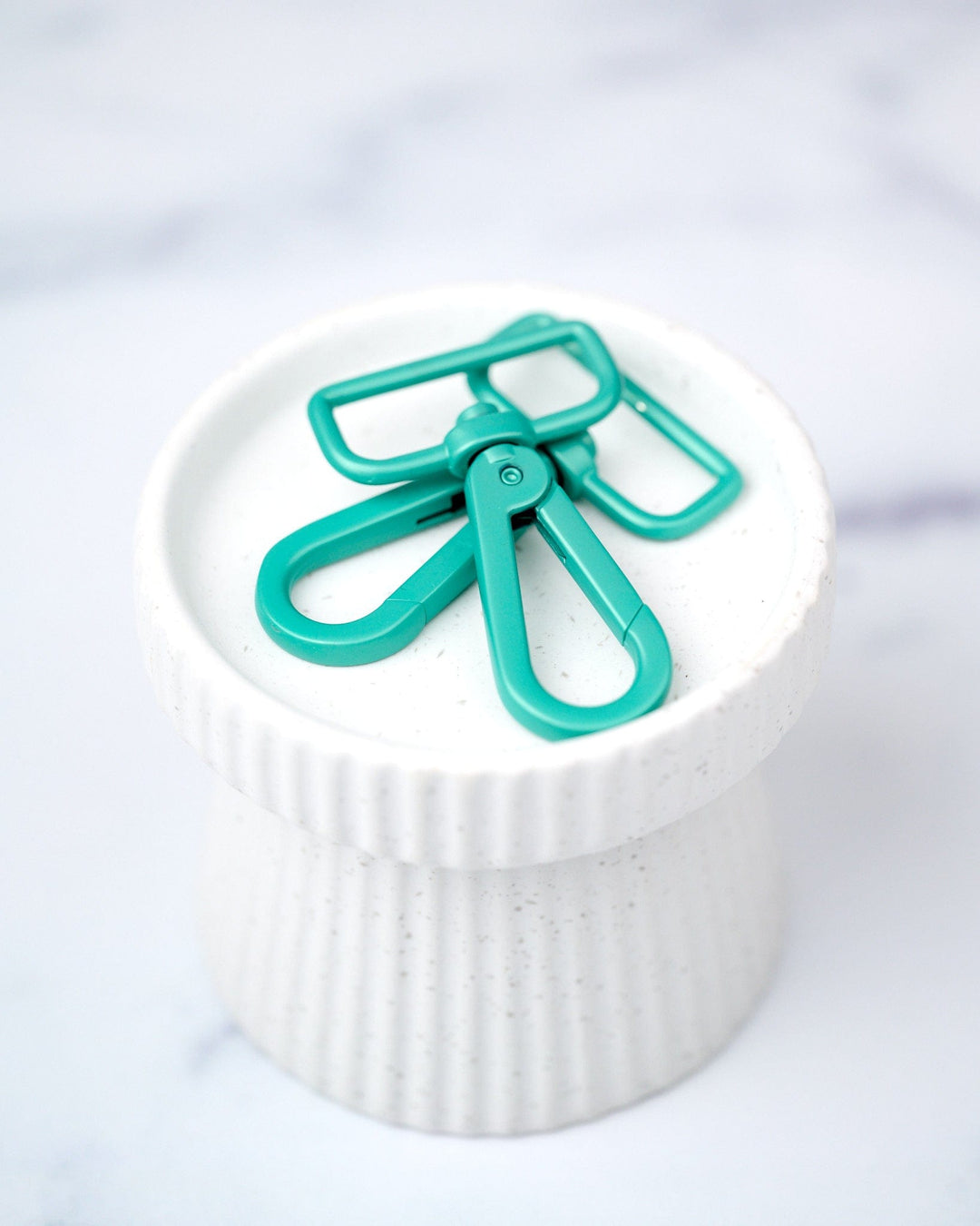 Pink Door Hardware - 1.5" Swivel - Matte Aqua - 2 per Pkg. - AQ-15-SW