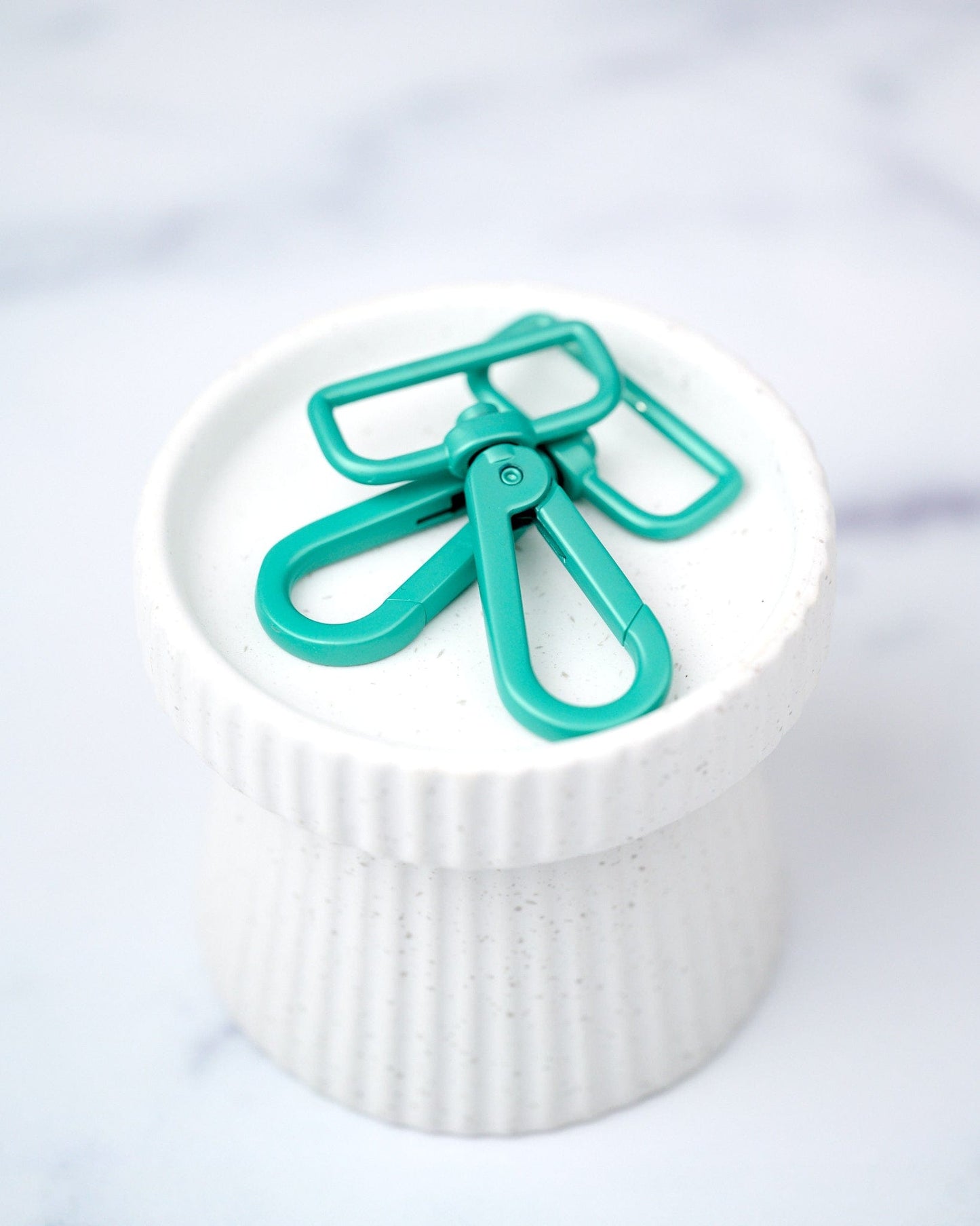 Pink Door Hardware - 1.5" Swivel - Matte Aqua - 2 per Pkg. - AQ-15-SW