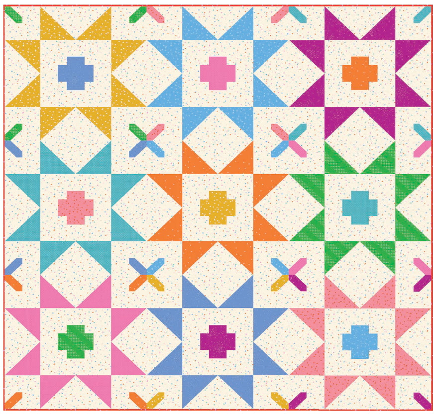 Across the Stars Fabric-Only Quilt Kit (Preorder)
