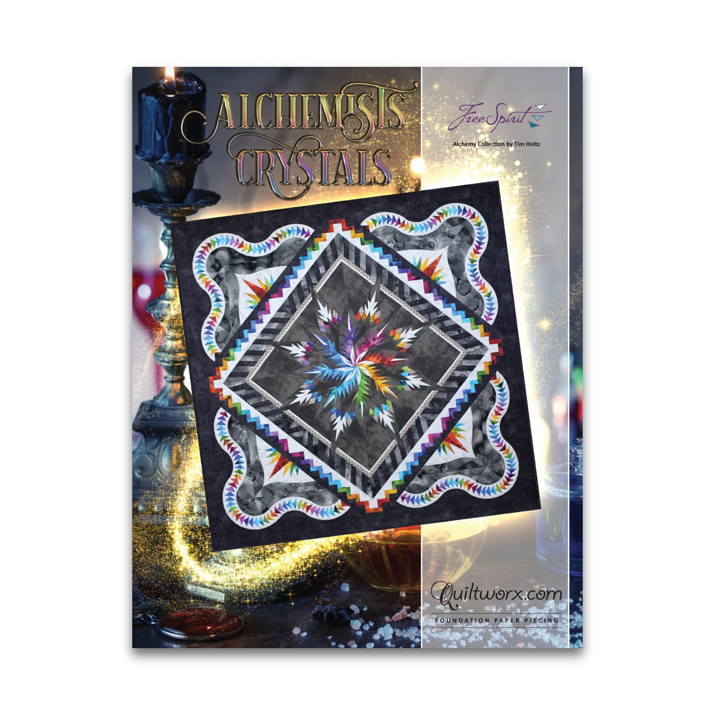 Alchemists Crystals Quilt Pattern - Quiltworx - JNQ00268P17