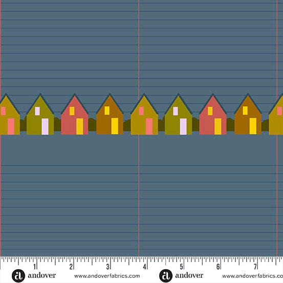 Boulder Pen Pal quilting fabric, part of the Camp Kitschy Lala fabric collection by Alison Glass (SKU: A-1714-B)