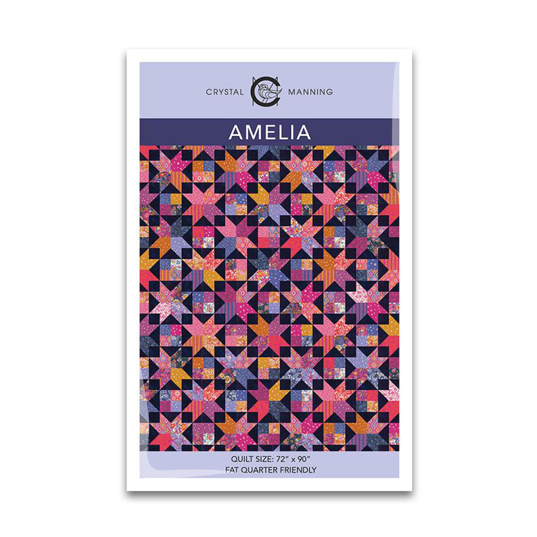 PREORDER - Amelia - Quilt Pattern - Crystal Manning - CMA 892 - Paper Pattern
