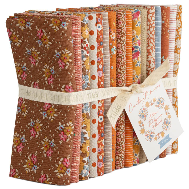 Creating Memories - Autumn Fat Quarter Bundle of 16 pcs - Tilda Fabrics - TIL300208