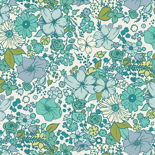 Bloomcore - Fashion Scent Lagoon - AGF Studio for Art Gallery - BLC31108 - Half Yard