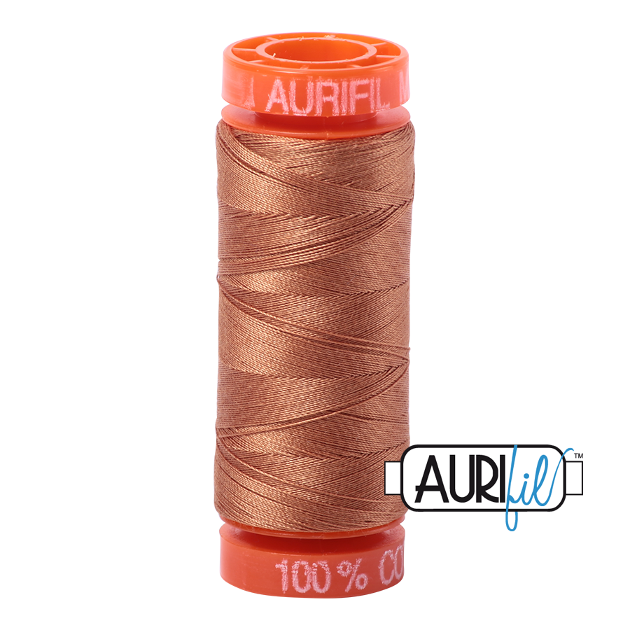 Aurifil Cotton Mako Thread - 50wt - 200m Spool - Red Peony - MK50SP200-2230
