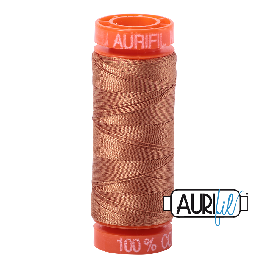 Aurifil Cotton Mako Thread - 50wt - 220m Spool - Red Peony - BMK50 2230