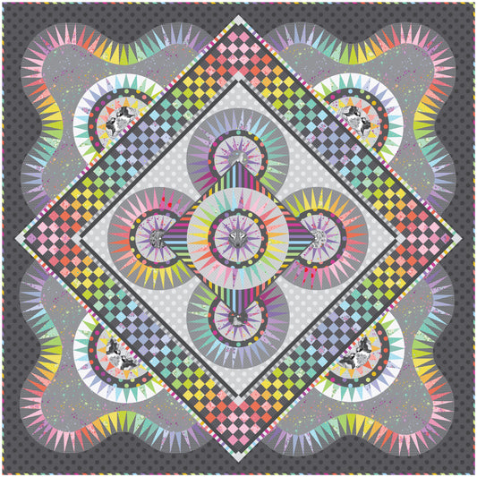 Brilliant Beauties of Joy Graywork Quilt Kit - Fabric Only (Preorder)