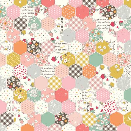 PREORDER - BloomBerry Cheater Print Multi - C14609R-MULTI - Half Yard