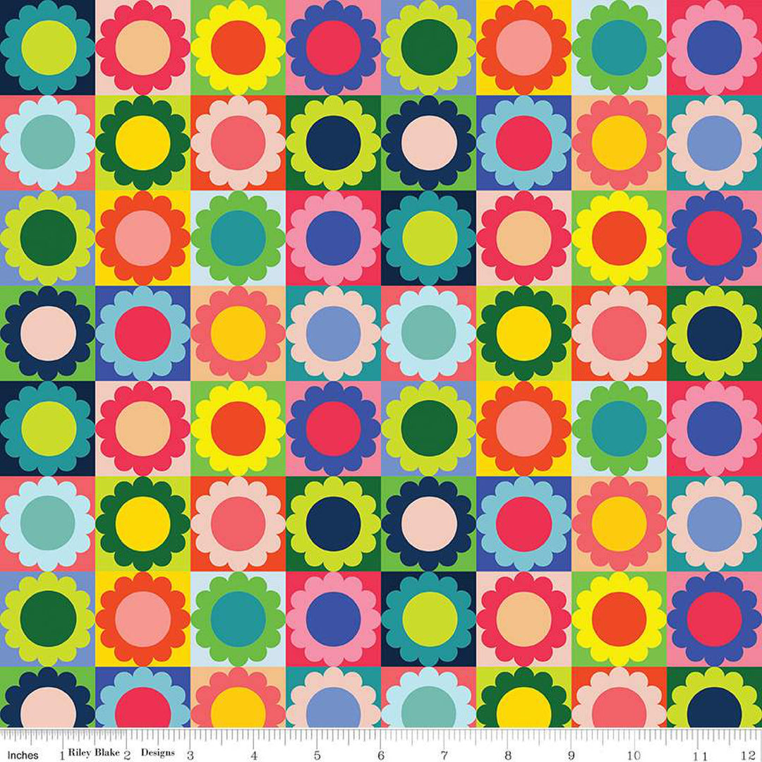 PREORDER - Copacetic - Flower Pie in Multi - Julia Frazier - C14681-MULTI - Half Yard