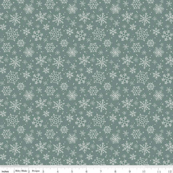 PREORDER - Magical Winterland - Snowflake in Winter - Lisa Audit - C14944-WINTER - Half Yard