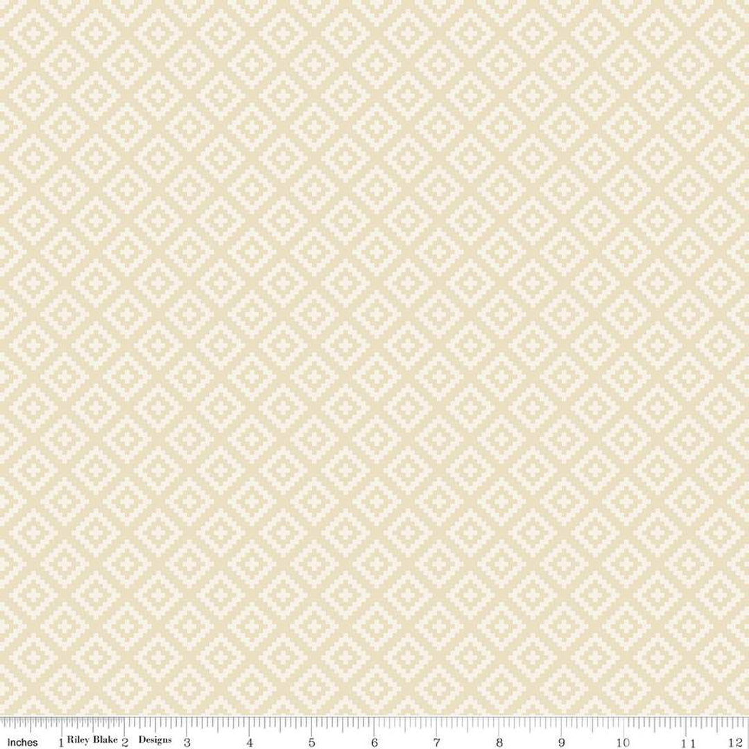 PREORDER - National Parks - Diamonds in Cream - Anderson Design Group - C15099-CREAM - Half Yard