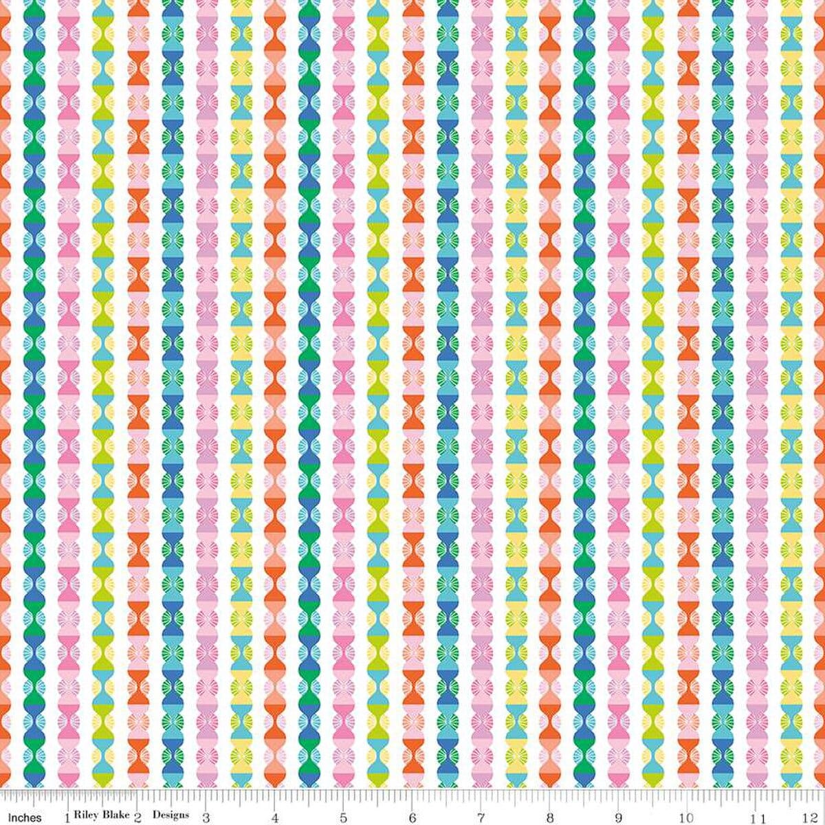 Celebrate - Ogee Multi - Sue Daley Design - C15334-MULTI - Half Yard