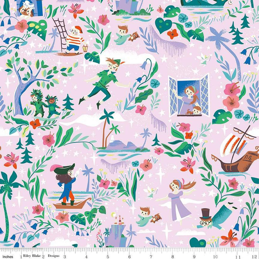 Forever Neverland - Main in Princess - Jill Howarth - C15900-PRINCESS - Half Yard