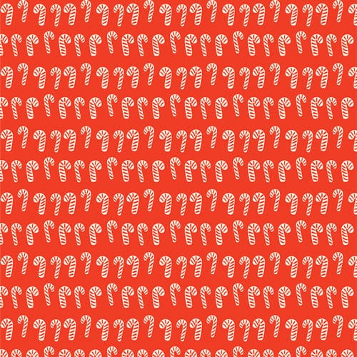 Cotton quilting fabric pattern called 'Peppermint Parade'. Part of the 'Christmas in the Cabin' fabric collection. Designed by AGF Studio for fabric company Art Gallery. SKU: CCA258903. 44-45 inch width.