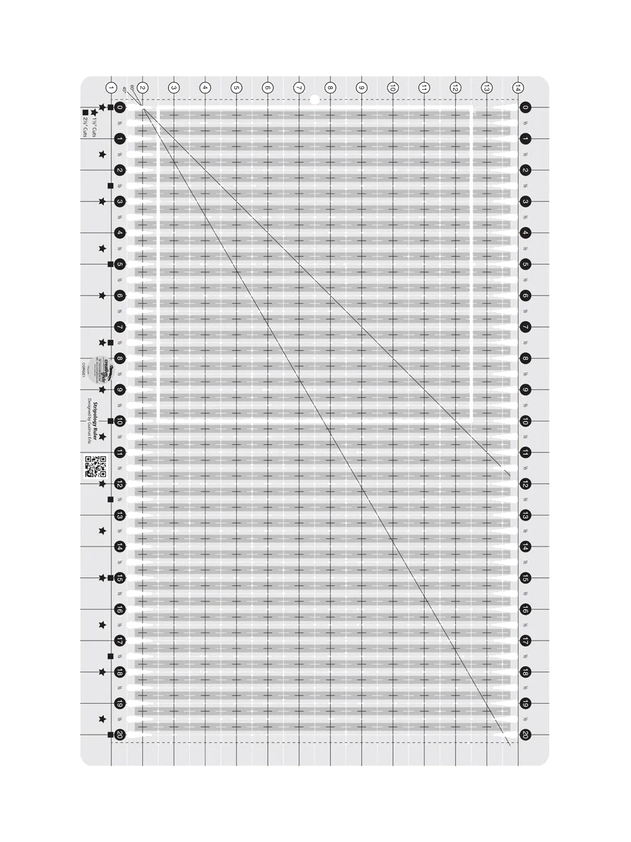Creative Grids - Stripology Ruler - CGRGE1