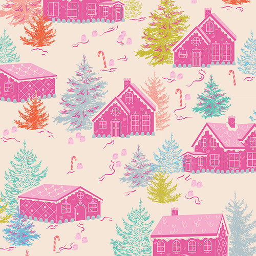 Christmas in Color - Gumdrops & Gables - AGF Studio - CMC-25414 - Half Yard (Preorder)