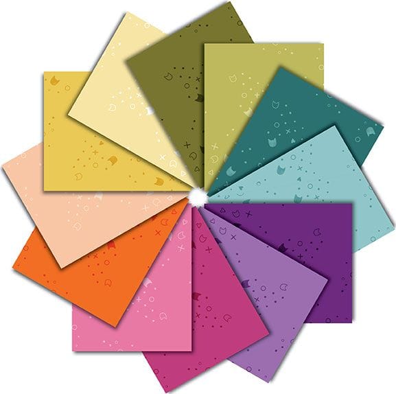 Kitty Litter - Fat Quarter Bundle of 12 pcs - Dear Stella - CPSTELLA-FQ