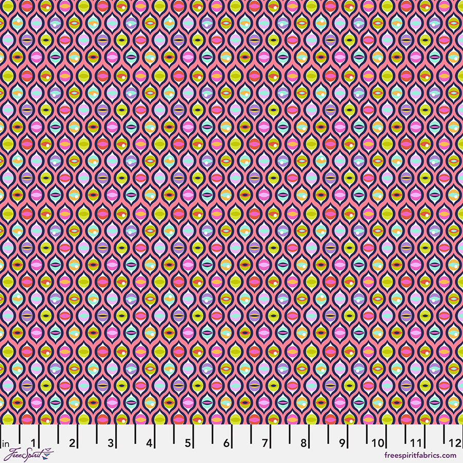 Tabby Road Deja Vu - Cat Eyes in Prism - Tula Pink - PWTP095.PRISM - Half Yard