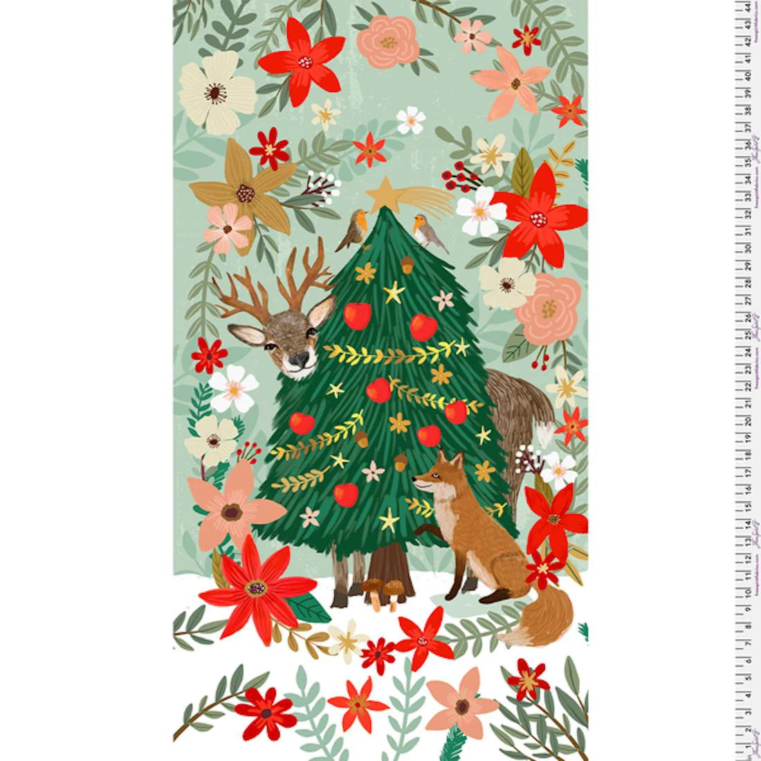 Christmas Pine Panel - Christmas Spirit by Mia Charro - PWMC068.XPANEL