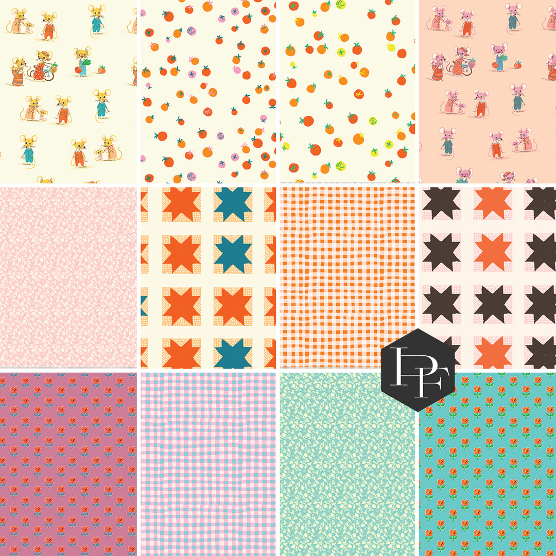 Country Mouse - Half Yard Bundle - FATQCOUN-HY