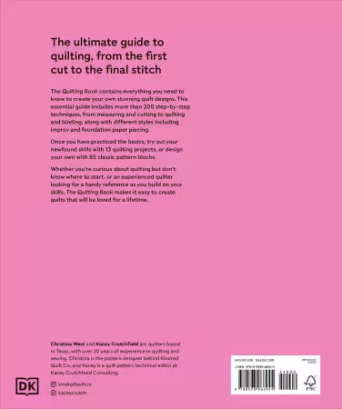 The Quilting Book - Christina West, Kacey Crutchfield - DK69945 - Book