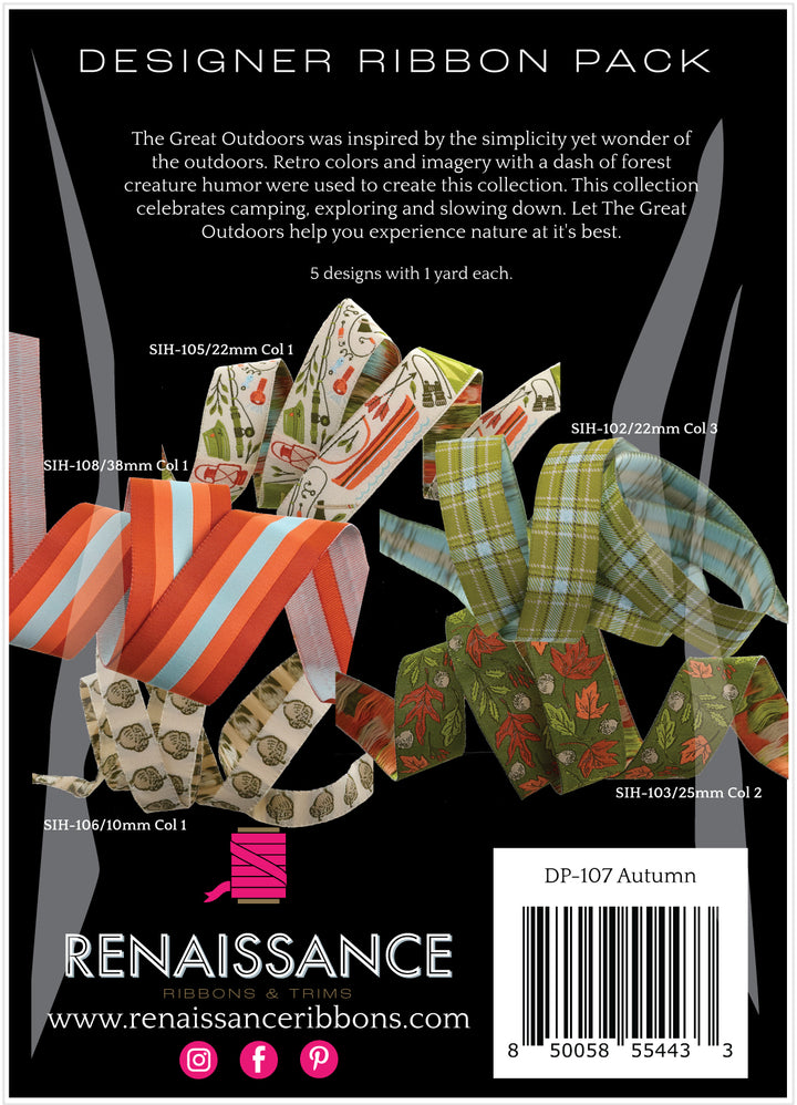 Renaissance Ribbons - The Great Outdoors - Autumn - Designer Pack