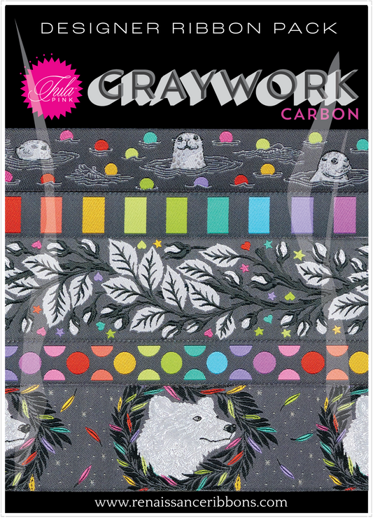 Graywork Designer Ribbon Pack - Carbon