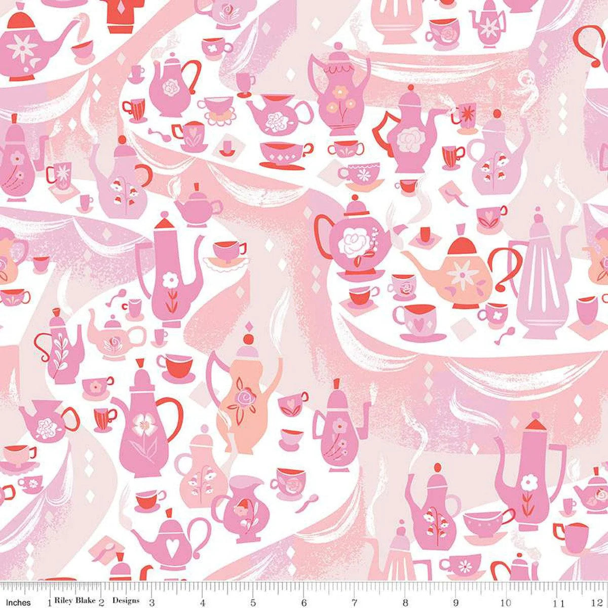 Down the Rabbit Hole - Tea Party in White - C12943-WHITE
