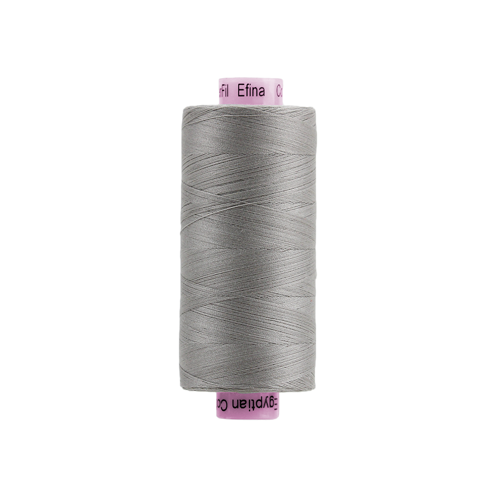 Wonderfil - Efina 60 wt. Thread - Pearl Grey - 1500yd Spool