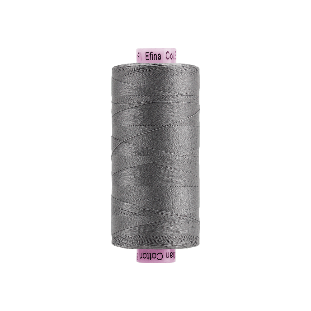 Wonderfil - Efina 60 wt. Thread - Grey Flannel - 1500yd Spool - EF-04
