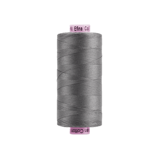 Wonderfil - Efina 60 wt. Thread - Grey Flannel - 1500yd Spool - EF-04