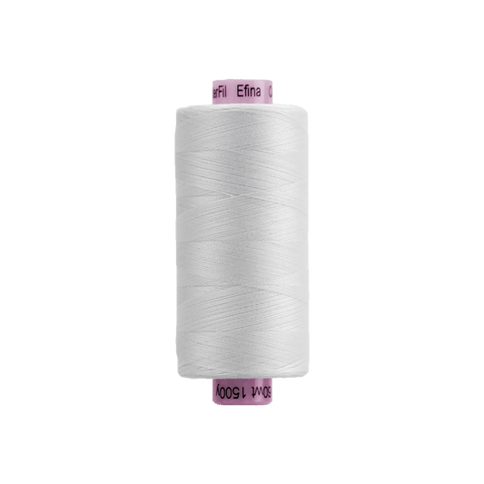 Wonderfil - Efina 60 wt. Thread - White - 1500yd Spool - EF-100