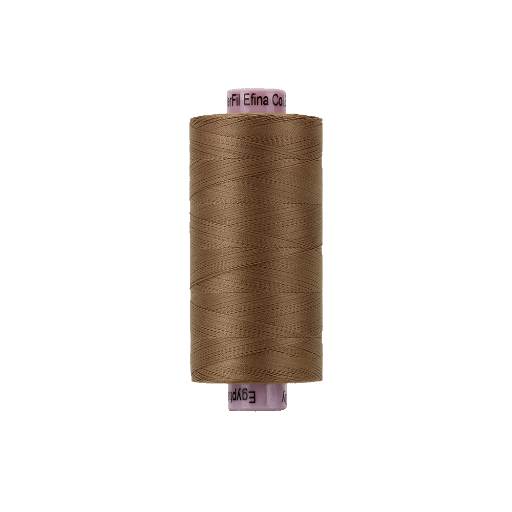 Wonderfil - Efina 60 wt. Thread - Warm Brown - 1500yd Spool - EF-105