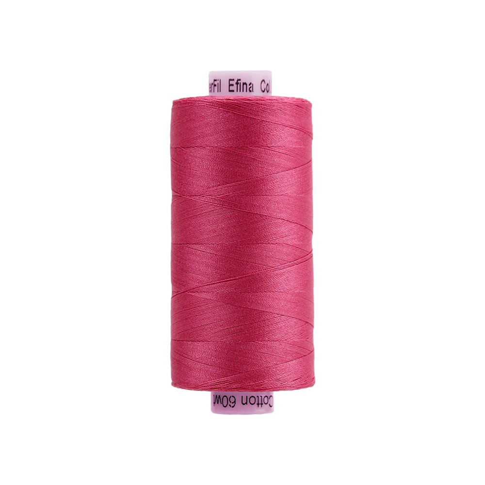 Wonderfil - Efina 60 wt. Thread - Raspberry - 1500yd Spool - EF-22