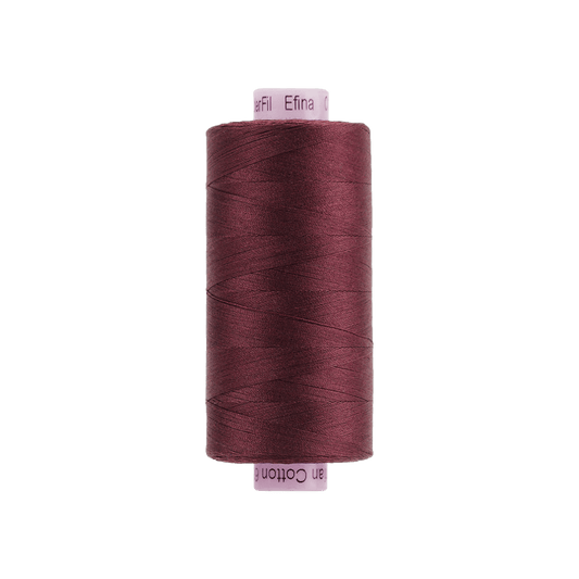 Wonderfil - Efina 60 wt. Thread - Black Cherry - 1500yd Spool - EF-26