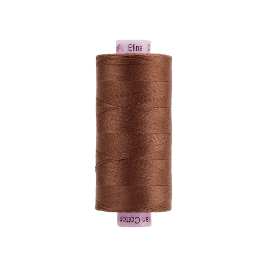 Wonderfil - Efina 60 wt. Thread - Rust - 1500yd Spool - EF-28